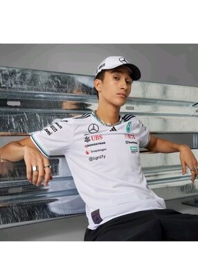 $150 Adidas Mercedes AMG Petronas F1 Authentic Team Jersey